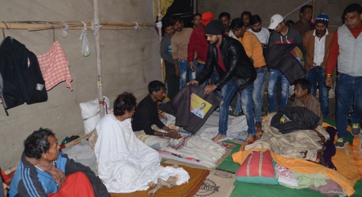 khesari blanket distribution