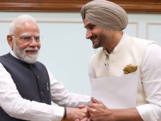 हरभजन सिंह ने पीएम मोदी से की मुलाकात (pic credit: Harbhajan Singh social media)